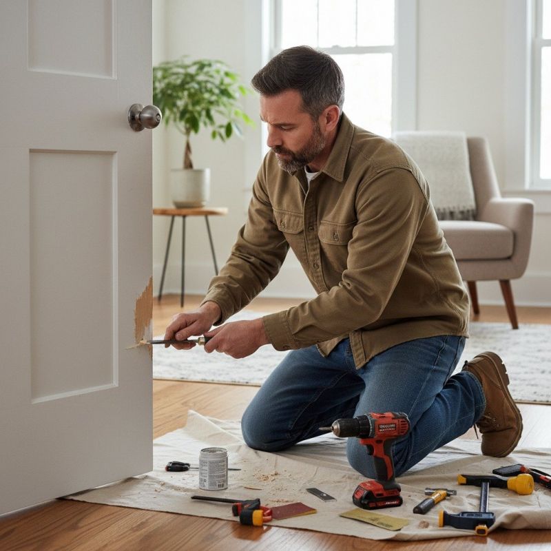 Wood Door Repair